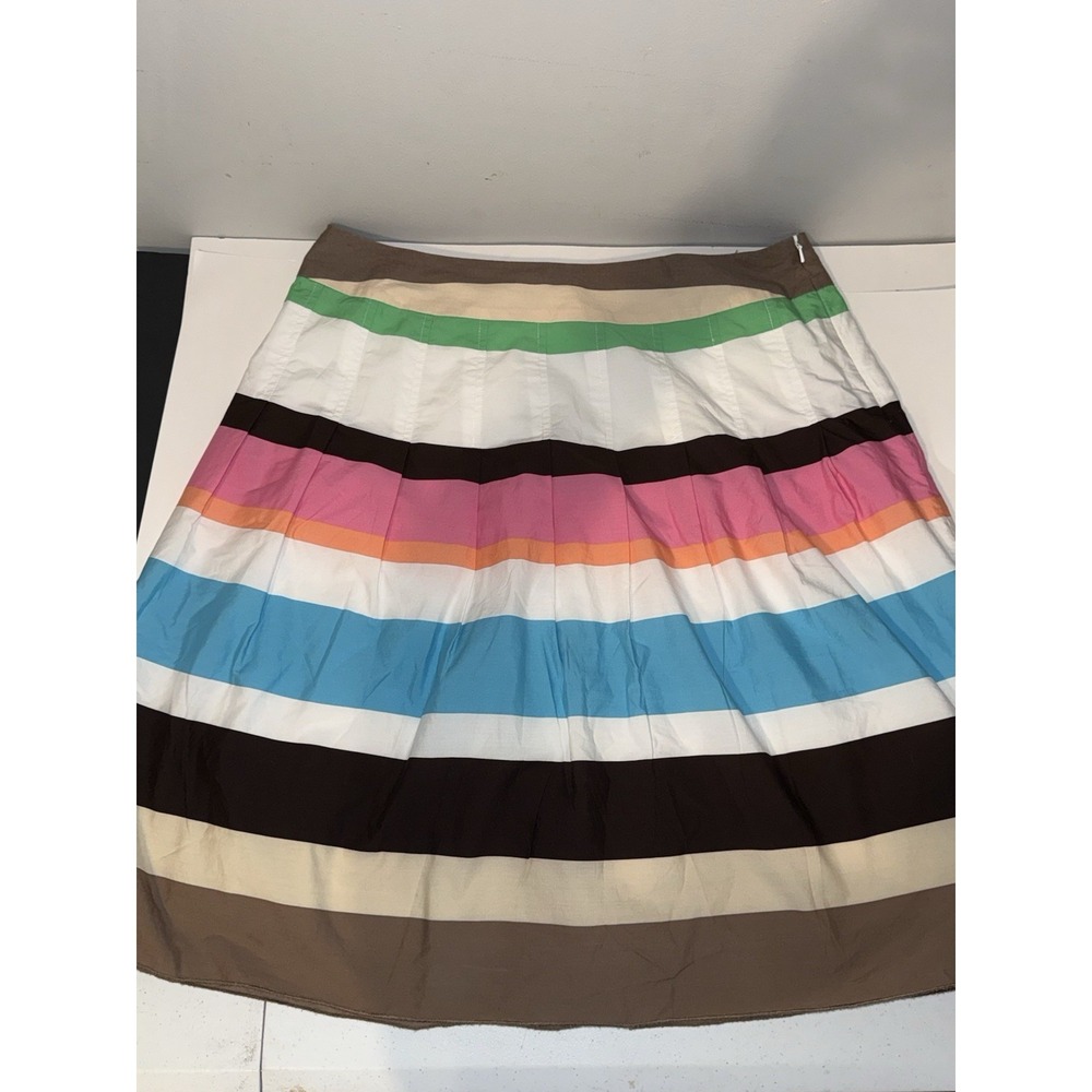 Talbots Women's Knee Length Skirt Striped Skirt Size 16
